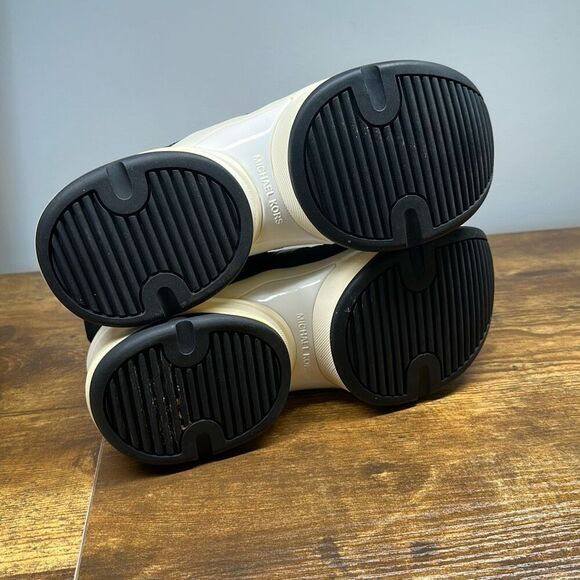 Michael Kors Olympia Extreme Trainers Black Sneakers Womens size 9.5 - Picture 9 of 10